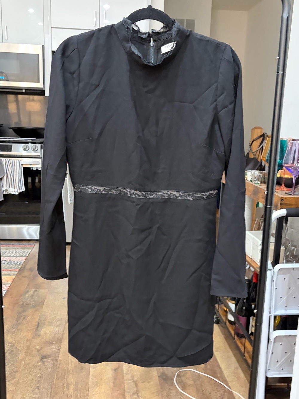 BNWT Babaton Lace Inset Dress